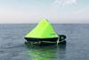 Duarry liferaft ISO9650 12 person in Sea