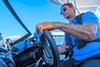Man at helm