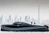 Foiler with Dubai background