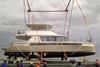 NISI Yachts  GTX50 being lifted