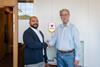 Shamanth Denrice D'Souza, Regional Sales Director, Middle East, and NAVTOR CEO Tor Svanes.