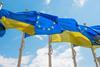 Ukraine-EU-flags