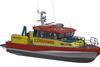The 50ft Mai Rassy rescue boat was delivered to the Swedish Sea Rescue Society in July