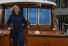 Penny Wakeling with Duchy 35 Orinoco - currently for sale through Cockwells' brokerage - Image Credit Cockwells