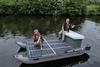 The Gridbeater is described as a portable solar power station that can be trailed almost anywhere. The deck is made from a new type of flexible solar panel designed to be walked on.