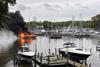 Boat fire