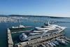 The 140m Ocean Victory from Fincantieri is the largest yacht to ever visit New Zealand