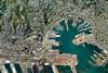Genoa port aerial