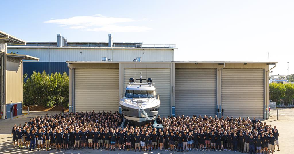 Riviera celebrates production milestone | News | International Boat ...