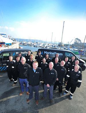 mylor yacht harbour marine team