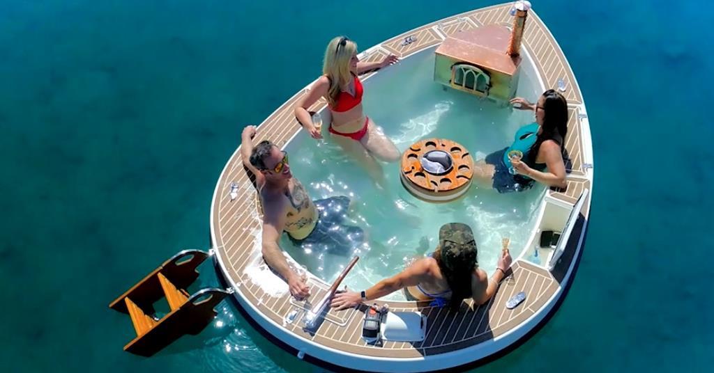 Cruzzing' on the lake: Tahoe business offers luxury hot tub boats