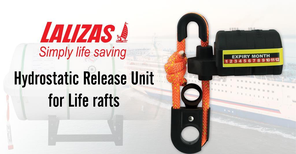 Lalizas Hellas S.A. 73595-LALIZAS Hydrostatic Release for Life Rafts