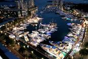 SYF drone shot at night
