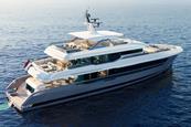 Moonen 133 Mallorca - Exterior Beach Club GREY hull