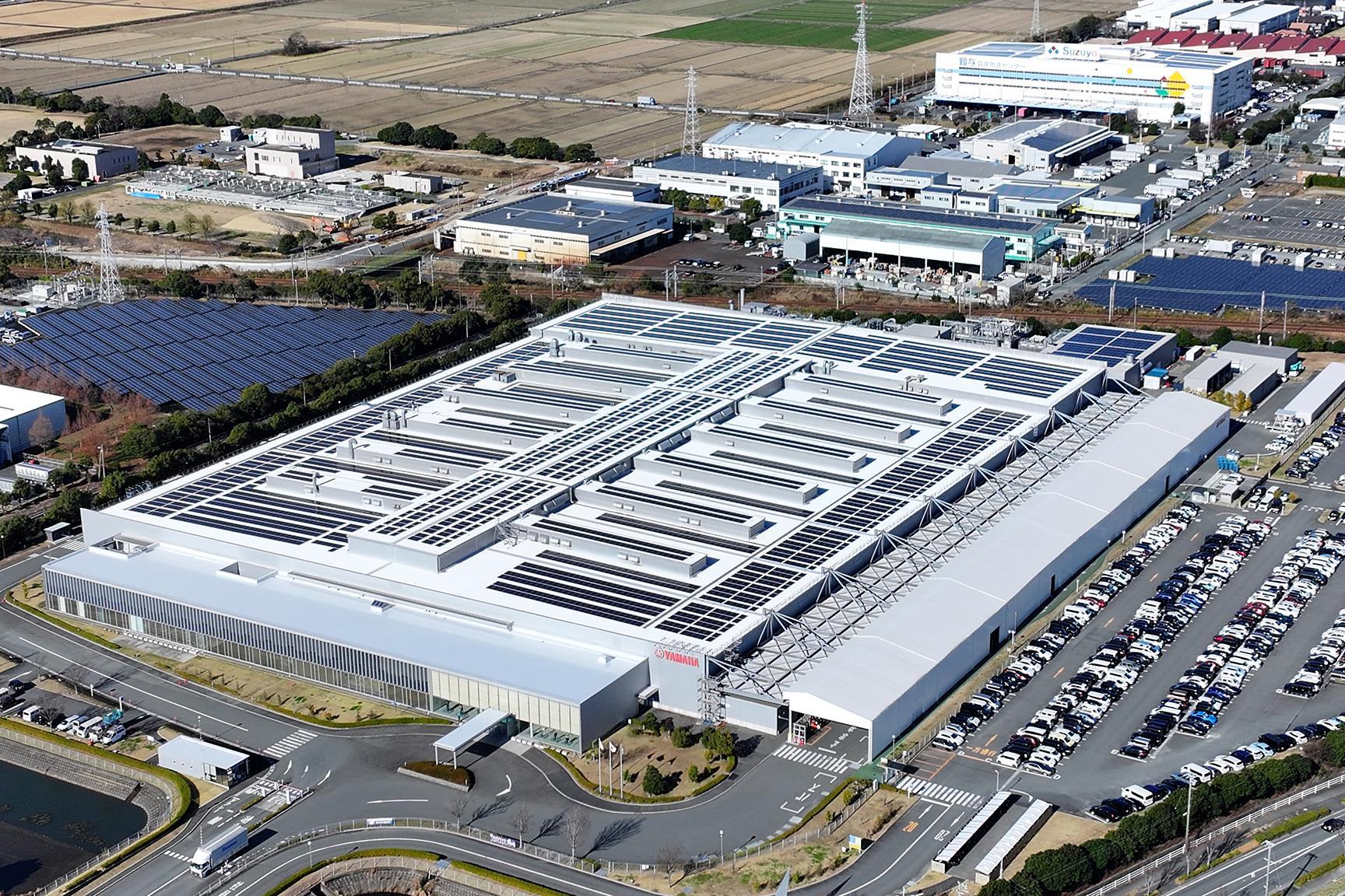 Yamaha deploys mega solar array at Fukuroi South plant