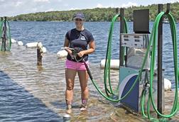 3. Flooded fuel dock