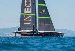 Britannia. the yacht that represented the UK in the 37th America's Cup