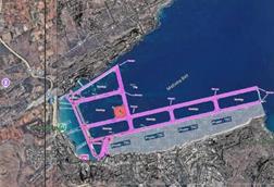 Malta - Ghadira Bay moorings plan