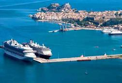 Corfu port (courtesy Corfu port Authority)