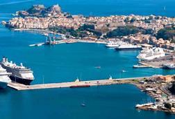Corfu port (courtesy Corfu port Authority)