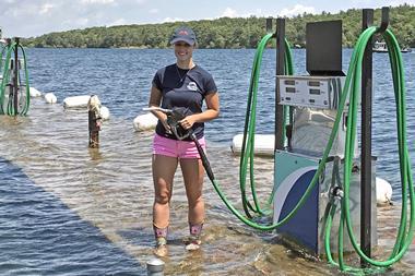 3. Flooded fuel dock