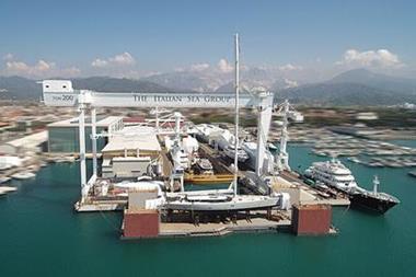 TISG's Marina di Carrara shipyard