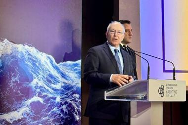 Panhellence Yachting Congress - Deputy Shipping Minister Gkikas speaking