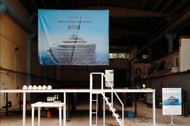 Bering 110 keel laid