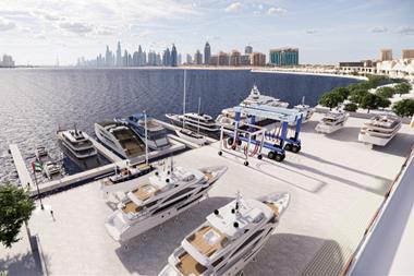 Gulf Craft's new yacht refit centre, Ajman