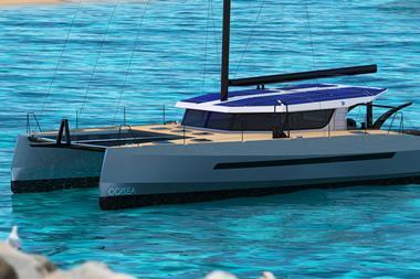WAMA Yachts Odisea 48 sail cat model