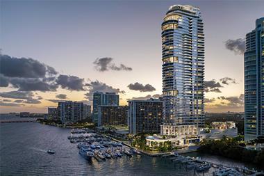Rendering-of-St-Regis-Residences-Miami-Brickell-at-Dusk