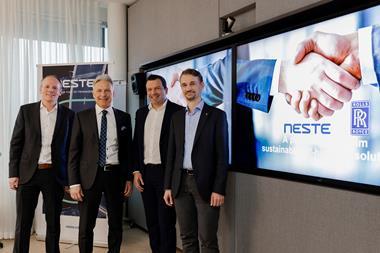 Rolls-Royce Cooperation RR and Neste_