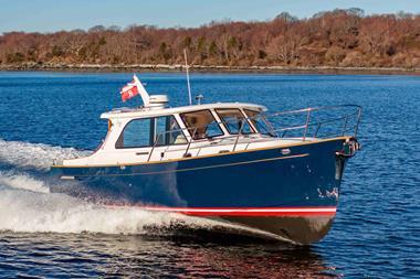 Duchy 35 'Frisia' in New England waters - Image Credit Cockwells