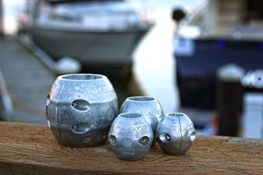 Aluminum anodes for shafts