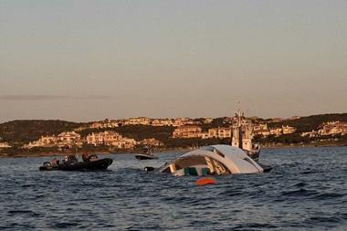 Angiola II yacht sinking off Sardinian coast