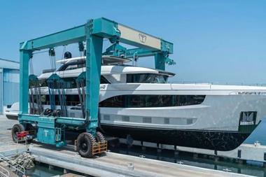 A superyacht with Isoclima products on board
