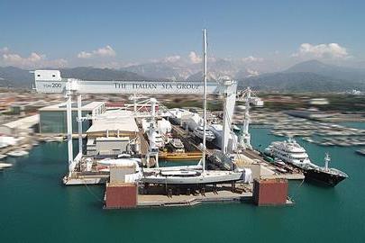 TISG's Marina di Carrara shipyard