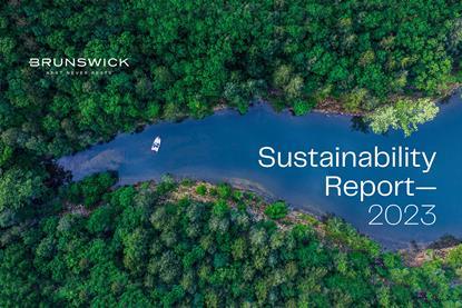 Brunswick sustainability report cover
