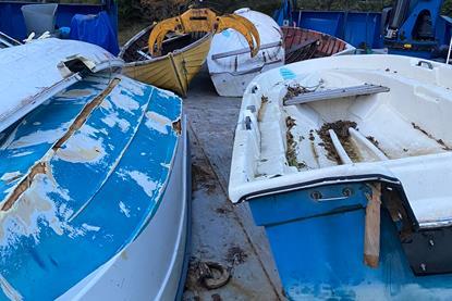 Not all GRP boats last 50 years. Photo Pidä Saaristo Siistinä ry.