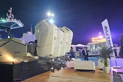 Power is everything in the Gulf 4 times 600hp at the Abu Dhabi show