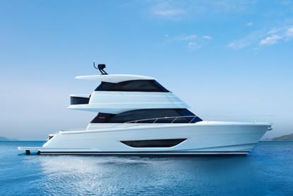 Maritimo's M50 Flybridge premiered this year