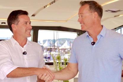 Rodolphe Cadoret Gunboat Marketing Director - Right David Johnson Denison Superyacht Division