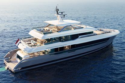 Moonen 133 Mallorca - Exterior Beach Club GREY hull