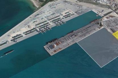 Taranto port Bellili Yard zone