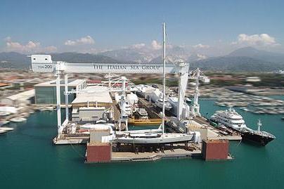 TISG's Marina di Carrara shipyard