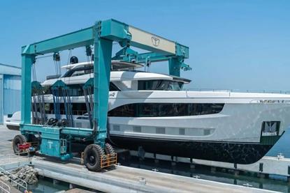 A superyacht with Isoclima products on board