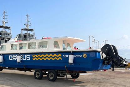 Nigeria OMIBUS equipped with ExploMar Dual 300hp Electric Outboard