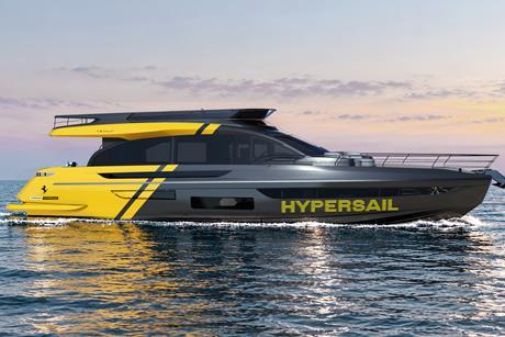 Azimut Fly 72 serving the Ferrari Hypersail project