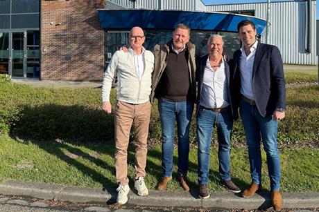 Nick Mulder (right) with Neptune team leaders