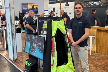 safetyraft with Vincent Laems from Safetyraft at boot Dusseldorf